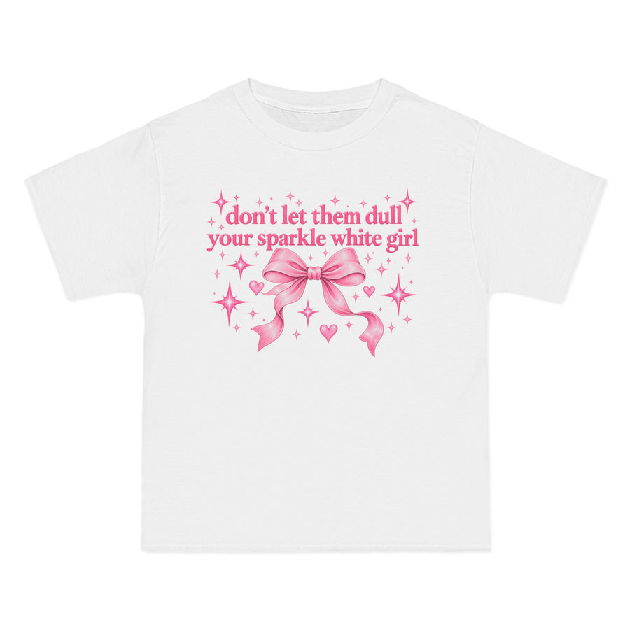 "don't let them dim your sparkle" tee